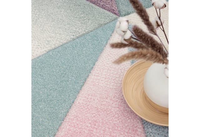 Paco Home - Teppich Kurzflor Modern Trendig Pastell Geometrisches Design Inspiration Multi 60x100 cm