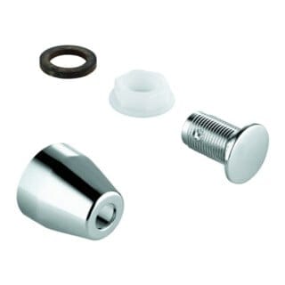 Blindstopfen und Rosettenkappe, chrom - 37125000 - Grohe