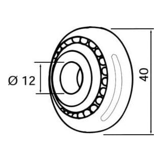 RADEMACHER Zubehör für Tor-/Rolllade Kugellager 4024