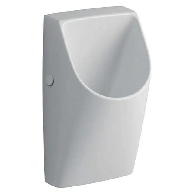 Keramag - Geberit Renova Plan Urinal wasserlos, Abgang nach hinten,