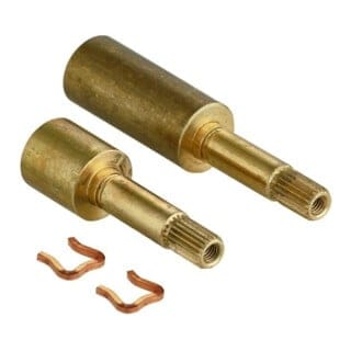 Grohe Atrio Spindelverlängerung für UPV-Oberbau/3-Loch-Waschtisch-Wandbatterie, Chrom