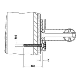 Plan Care Befestigungs-Set 7, 3x Zylinderschraube, - Keuco