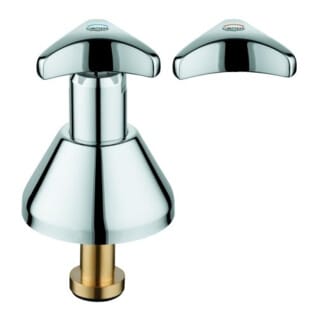 GROHE Oberteil 11330 für UP-Ventile Trecorn Gr. Mark. blau 1/2'' chrom