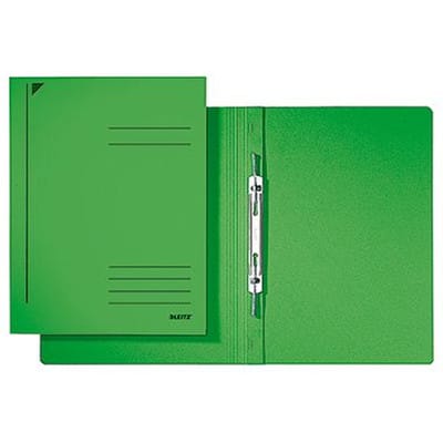 Leitz - Spiralhefter din A4 430g/m² mit Beschriftungsfeld Pendareckarton recycelt grün