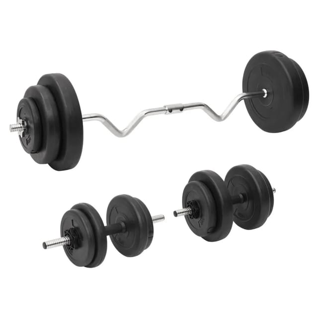 Curlhantel und Kurzhantel mit Gewichten 60 kg - Vidaxl