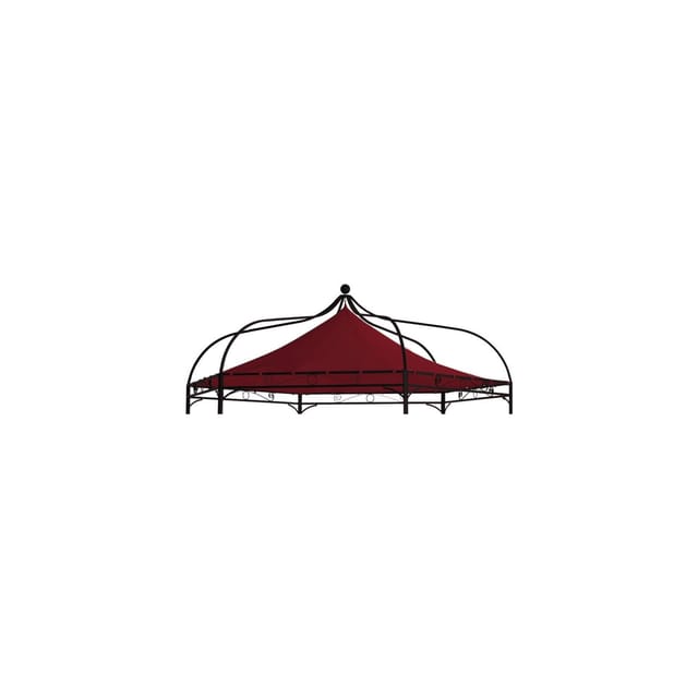 Ersatzdach für Pavillon MODENA, Polyester PVC-beschichtet bordeaux