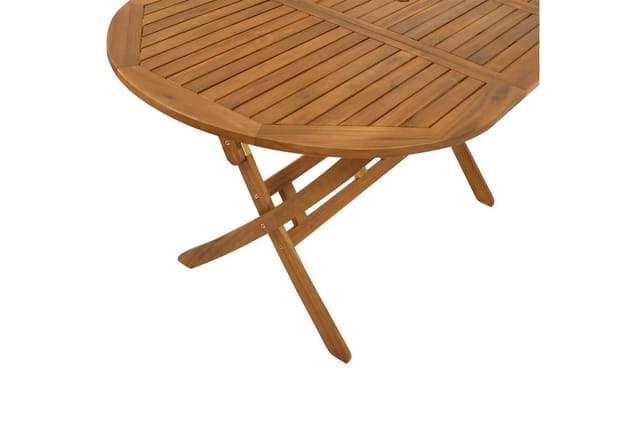 Degamo - Klapptisch 85x160cm oval, Akazie geölt