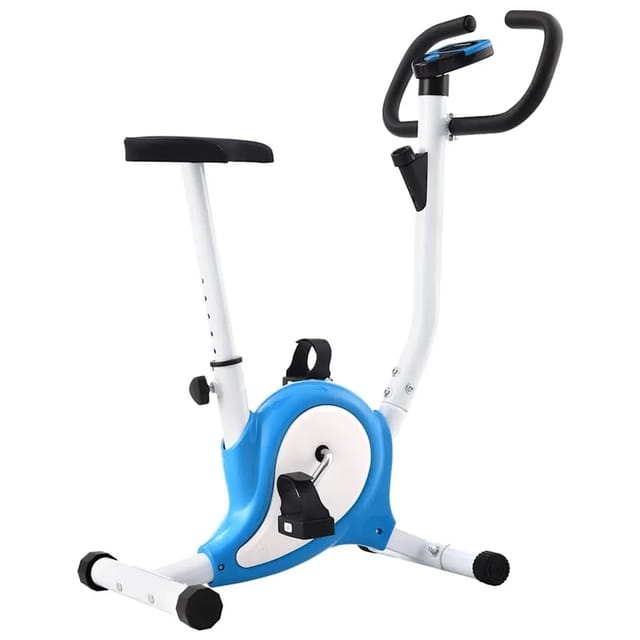 Heimtrainer mit Riemenantrieb Blau - Vidaxl