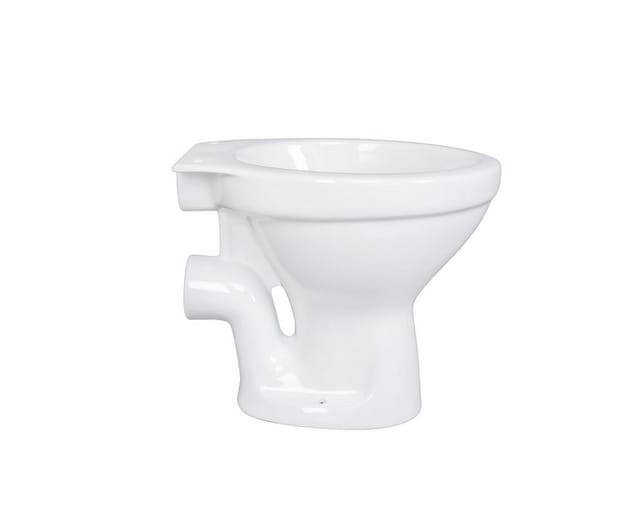 Belvit - Stand wc Toilette Abgang Waagerecht Wand Tiefspüler Weiß Stehend neu