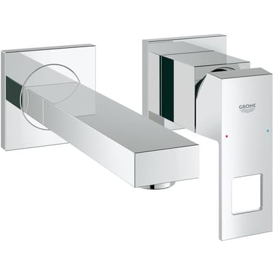 Eurocube 2-Loch-Waschtischbatterie, Wandmontage, Ausladung - Grohe