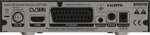 Srt 7030 Decoder 1 Tuner verkabelt Schwarz - Strong