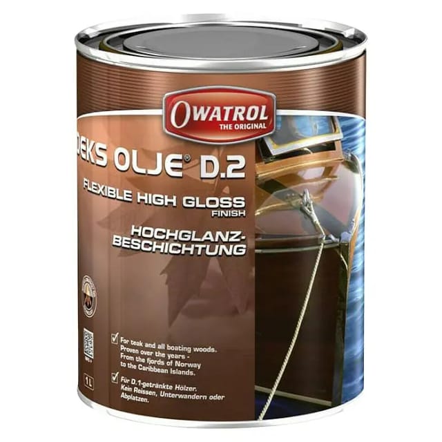 Marine- und exotisches Holz-Interior-Exterior-Versiegelung Deks Olje D2 2,5 Liter Marine - Owatrol