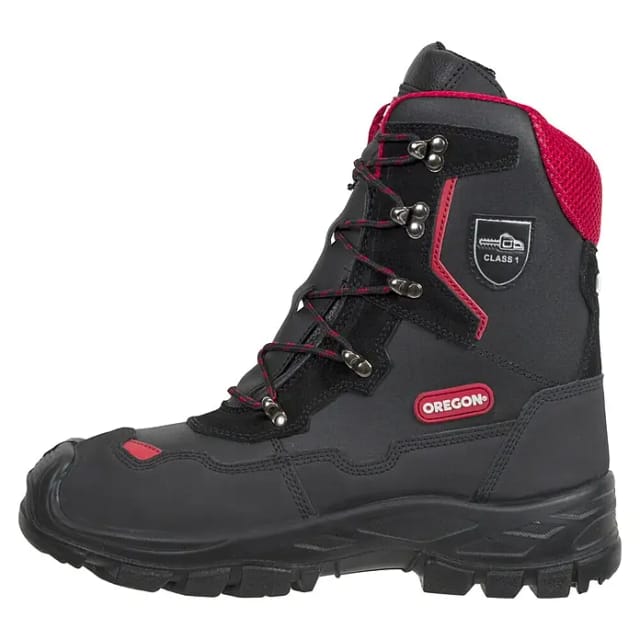 Oregon - Yukon Schnittschutz Stiefel Grösse 39 Forst Leder Class1 S2 en iso