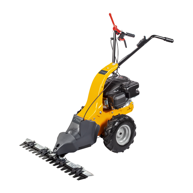 STIGA Bodenfräse mit 182 ccm Benzinmotor, 85 cm Breite, 15 cm Tiefe, 6 Metallkreiseln und Vorderrad