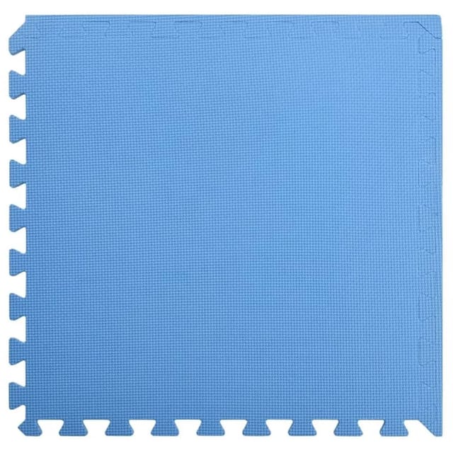 Bodenmatten 24 Stk. 8,64 m² EVA-Schaumstoff Blau Vidaxl