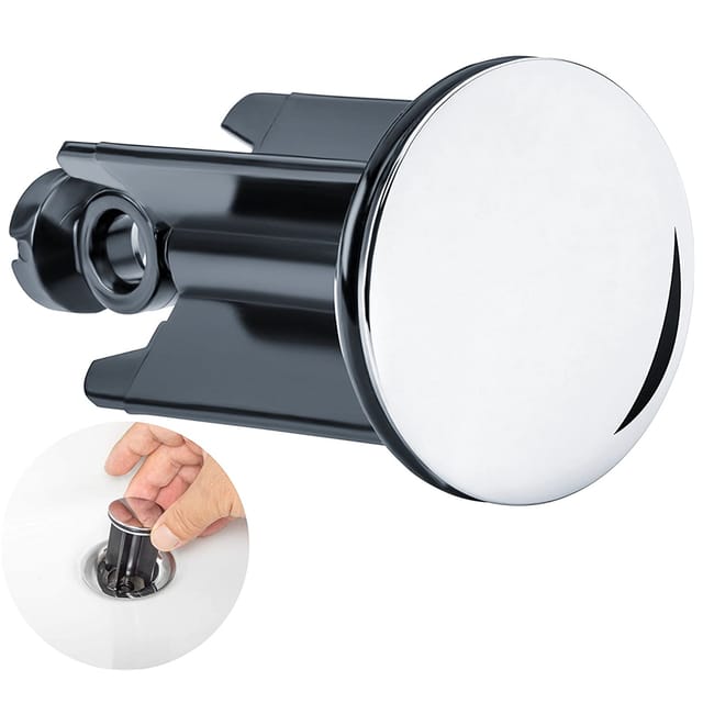 Petites Ecrevisses - Universal Waschbeckenstöpsel Ø40mm Ablaufstopfen mit Gummidichtung für Bidet Badezimmer