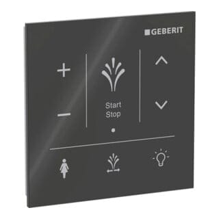 Wandbedienpanel für Dusch-WC AquaClean Sela schwarz/Glas 147041SJ1 - Geberit