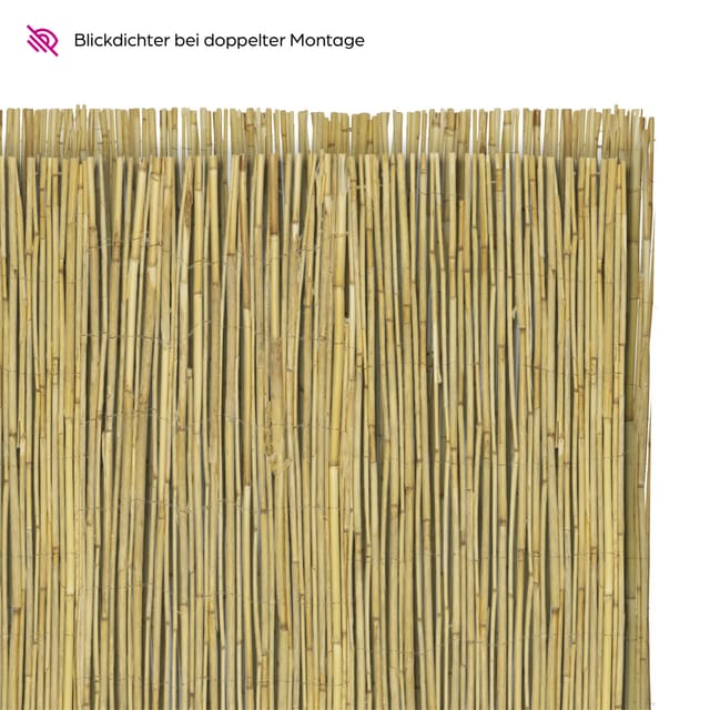 Weitere - Schilfrohrmatte 6 x 1 m Sichtschutz