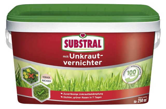 Substral - Rasendünger mit Unkrautvernichter für 250 m² 5 kg Rasendünger