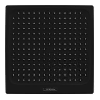 Vernis Shape - Brausegarnitur Showerpipe 240 mit Thermostat, 2 Strahlarten, schwarz matt 26427670 - Hansgrohe