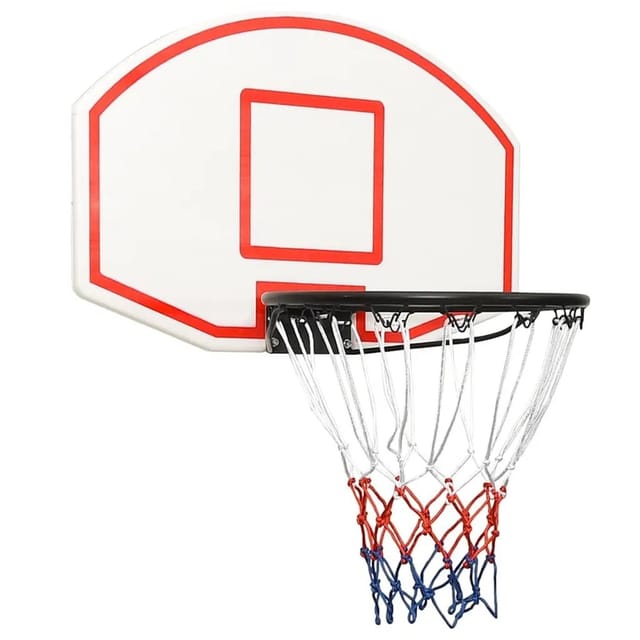 Basketballkorb Weiß 71x45x2 cm Polyethylen Vidaxl