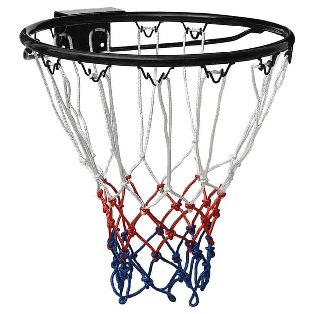 Basketballring Schwarz 39 cm Stahl Vidaxl