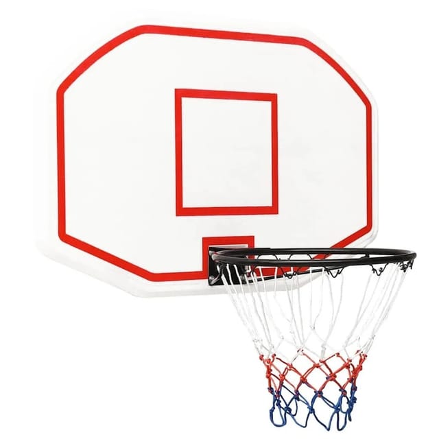 Basketballkorb Weiß 109x71x3 cm Polyethylen - Vidaxl