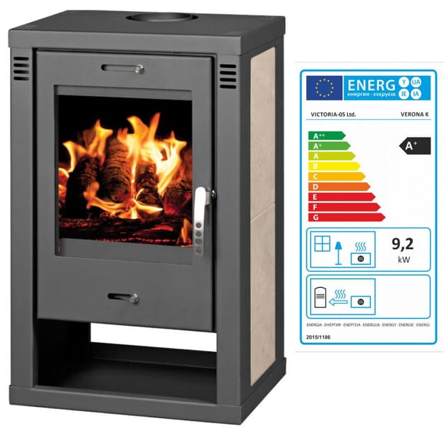 V05 - eek a+ Kaminofen Victoria Verona k - 9.2 kW