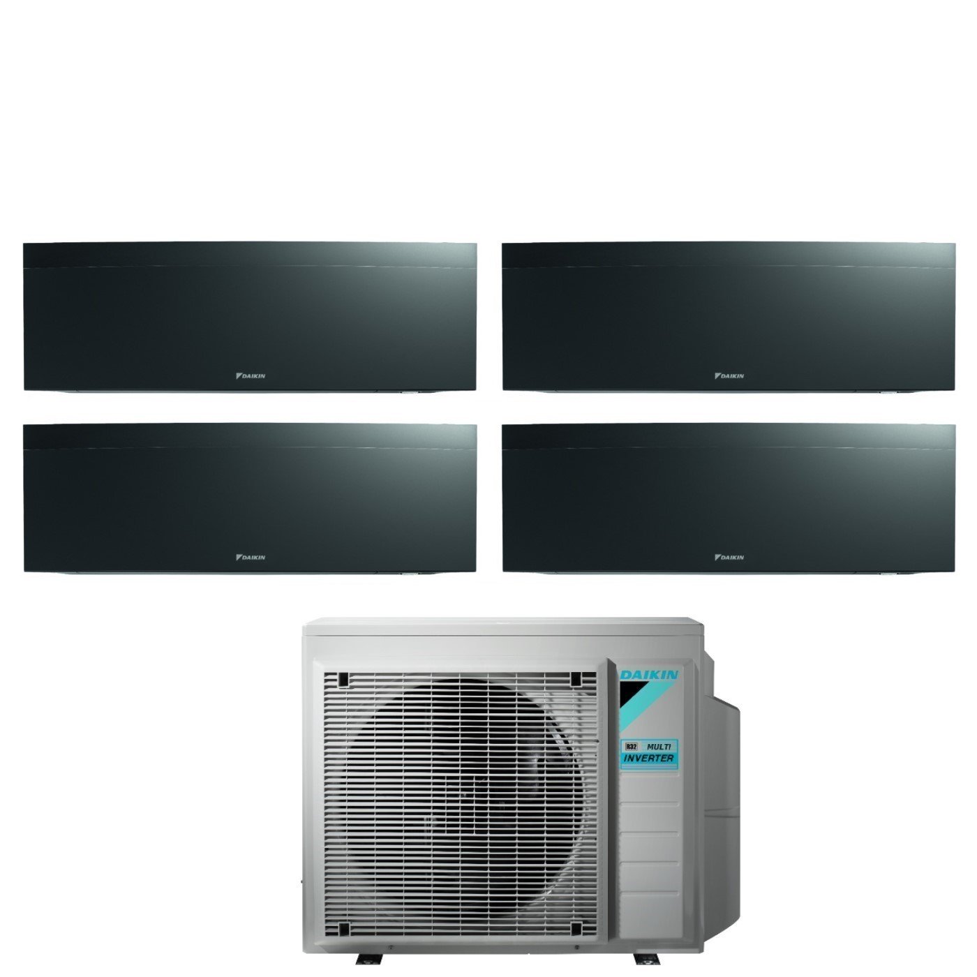 Klimaanlage Daikin Emura Black Iii 7,4 Kw 9,6 Kw Heizung