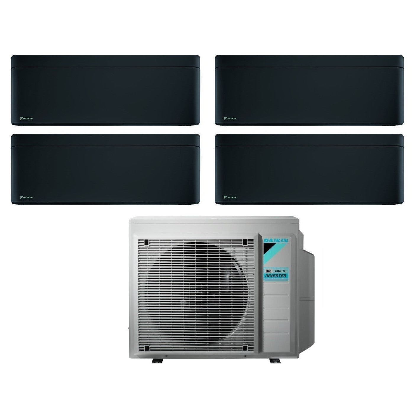 Klimaanlage Daikin Stylish Total Black 7.4 Kw 4 Pack