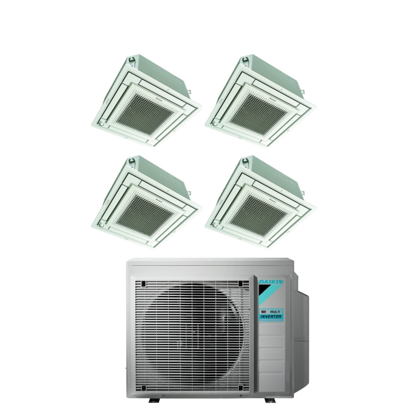 Klimaanlage Daikin Bluevolution Inverter Quadri Split 7,4 Kw 9,6 Kw
