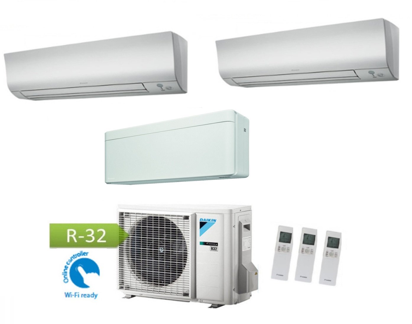 Klimaanlage Daikin Trial Split Inverter 5,2 Kw 3 Innengeräte