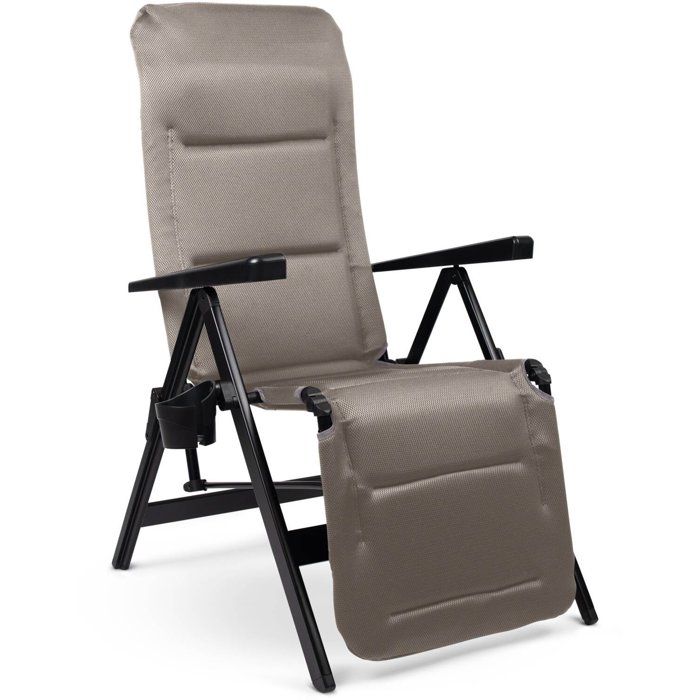 Liegestuhl - Dometic - Gardina Lounger - Grau - Verstellbar - Aluminium - Polyester Softmesh