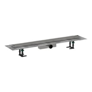 Hansgrohe - RainDrain Compact - Duschrinne 90 cm zum Einlegen von Fliesen, mit Gitter 56181000