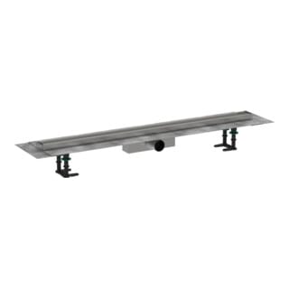 Hansgrohe - RainDrain Compact - Duschrinne 100 cm zum Einlegen von Fliesen, mit Gitter 56183000