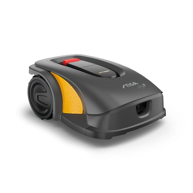 STIGA A 3000 autonomer Mähroboter für Rasenflächen bis zu 4500 m², RTK AGS, systematisches Mähen, 4G-verbunden, App-gesteuert, Alexa-kompatibel.