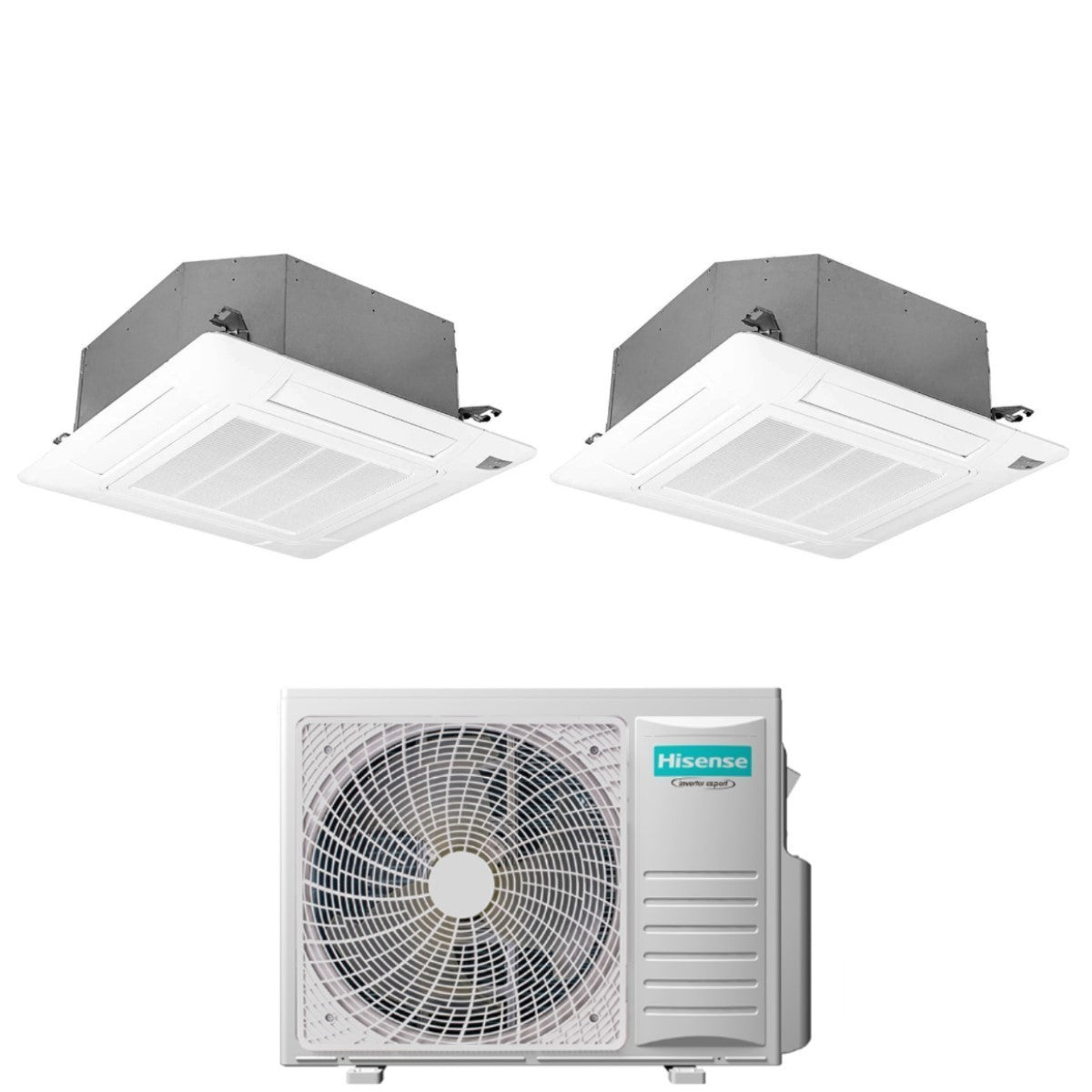 Klimaanlage Hisense Dual Split Inverter A Cassetta 12000 Btu Wlan