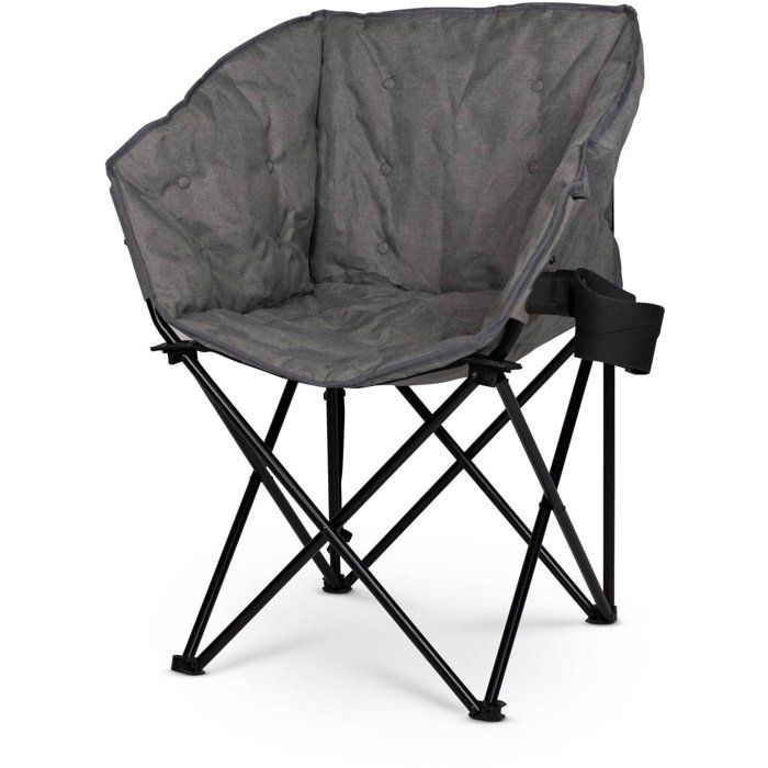 Sessel - Kampa - Tubb Stuhl Grau - Faltbar Gepolstert - Grau - 120 Kg