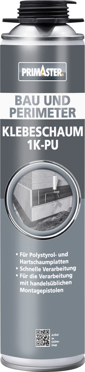 Primaster Bau- & Perimeter Klebeschaum 1K-PU 750 ml Klebeschaum