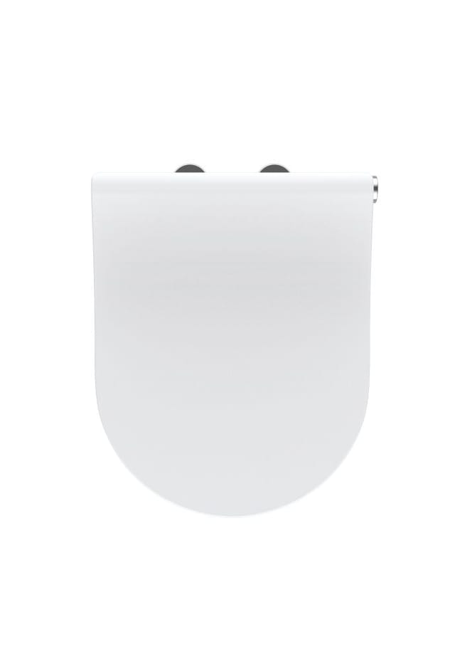 Primaster - WC-Sitz mit Absenkautomatik Toilettensitz Memphis weiß und Beleuchtung