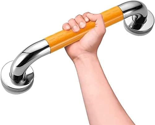Haltegriff Für Toilette, 30 Cm, Haltegriff Für Dusche, Mit Rutschfestem Griff, Rutschfester Badewannengriff, Für Badezimmer, Küche, Treppen, Ältere Menschen, Behinderte (40 Cm, Gelb)