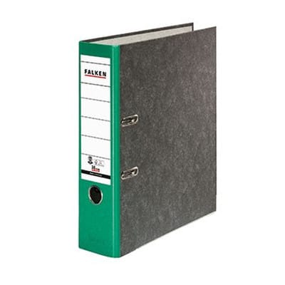 Ordner 80mm DIN A4 Werkstoff: Pappe Material der Kaschierung außen: Papier Material der Kaschierung innen: Papier grün
