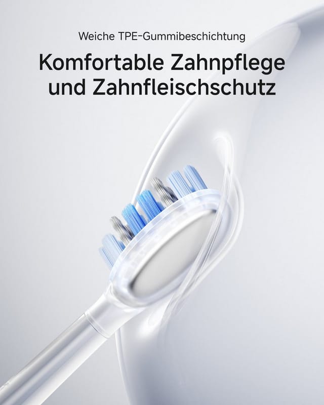 Elektrische Zahnbürste - Laifen - Wave - Weiß - Schallbewegung - Wiederaufladbar