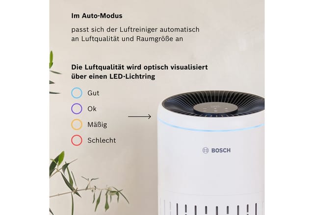 Home Comfort 7733702200 Air 2000 Luftreiniger 37 m² Weiß - Bosch