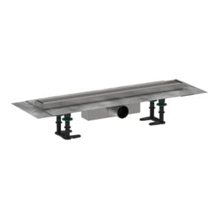 Hansgrohe - RainDrain Compact - Duschrinne 60 cm zum Einlegen von Fliesen, mit Gitter 56175000