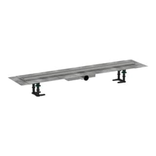 Hansgrohe - RainDrain Compact - Duschrinne 90 cm, mit Gitter, gebürstet Edelstahl 56168800