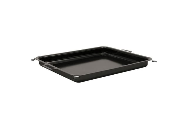 BBQ-Toro emaillierte Pfanne 64 x 52 x 5,5 cm, Stahl, für Edelstahl Gastrobräter (64 x 52 cm)