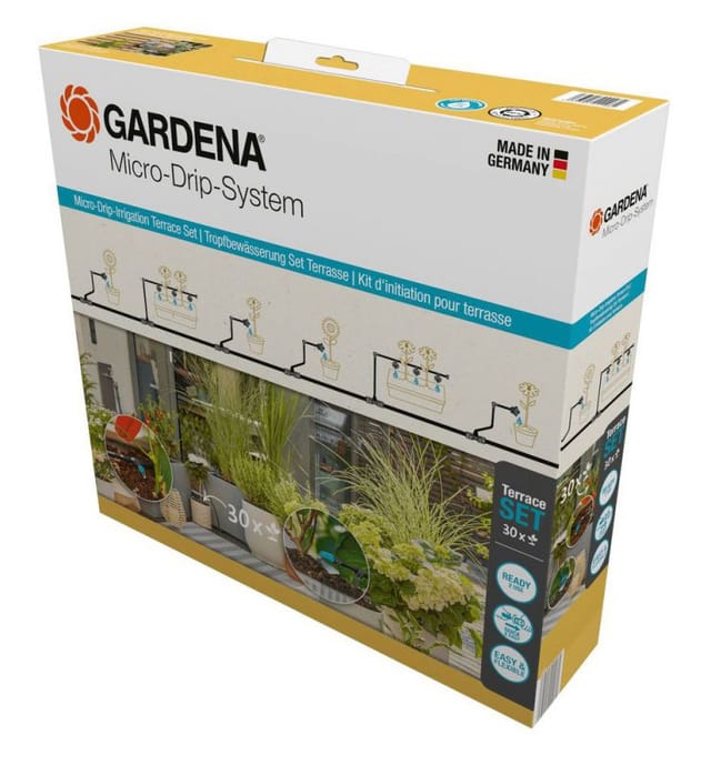 GARDENA 13400-32 Micro-Drip-System Start Set für Terrassen - Aktion