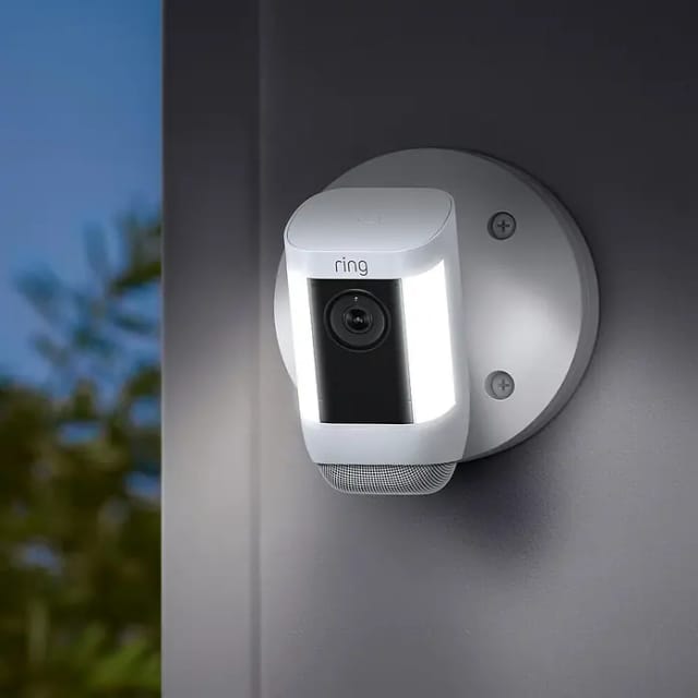 Ring - Spotlight Cam Pro - Wired - White 8SC1S9-WEU3 wlan ip Überwachungskamera 1920 x 1080 Pixel