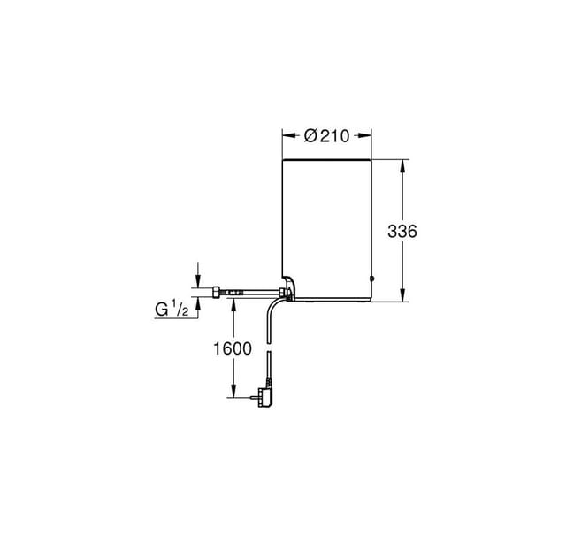 Red - Behälter Größe m, 4 l 40830001 - Grohe